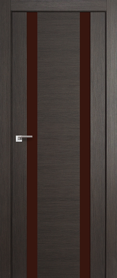 межкомнатные двери  Profil Doors 63X коричневое грей мелинга