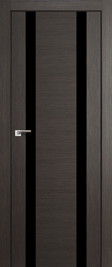 межкомнатные двери  Profil Doors 63X черное грей мелинга