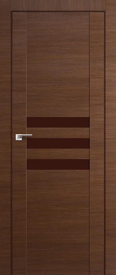 межкомнатные двери  Profil Doors 74X коричневое малага черри кроскут