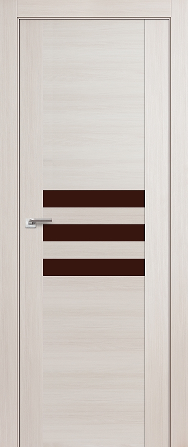 межкомнатные двери  Profil Doors 74X коричневое эш вайт мелинга
