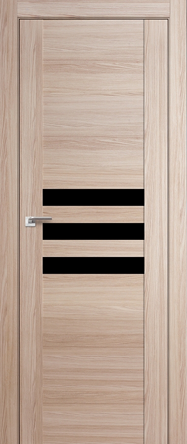 межкомнатные двери  Profil Doors 74X черное капуччино мелинга