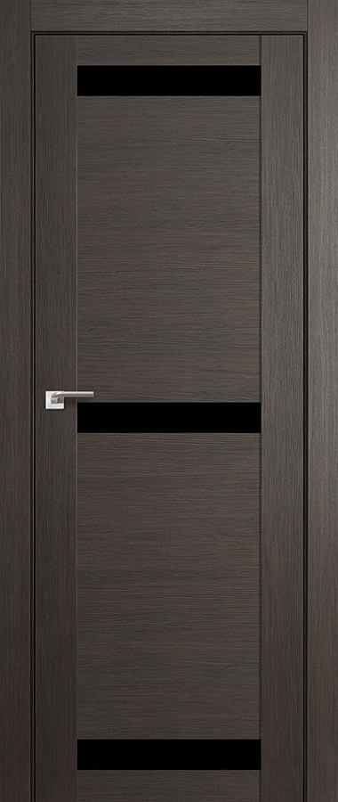 межкомнатные двери  Profil Doors 75X  черное грей мелинга