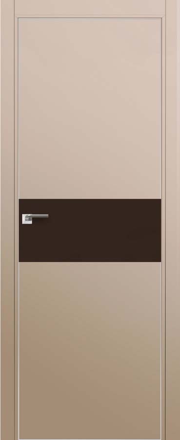 межкомнатные двери  Profil Doors 4E  коричневое капучино сатинат