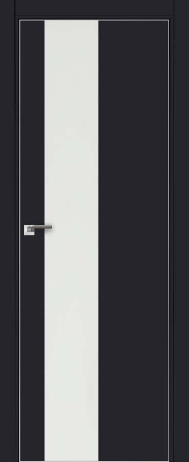 межкомнатные двери  Profil Doors 5E  белое чёрный матовый