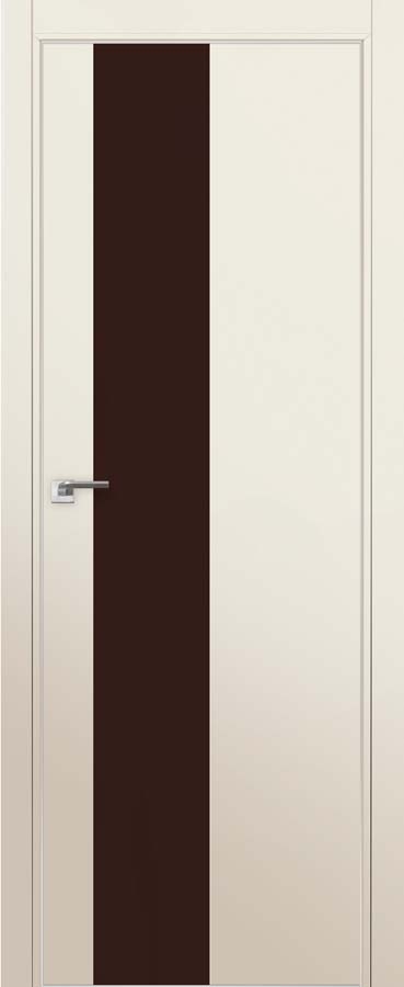 межкомнатные двери  Profil Doors 5E  коричневое магнолия