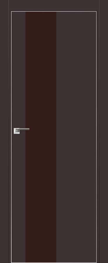 межкомнатные двери  Profil Doors 5E  коричневое тёмно-коричневые
