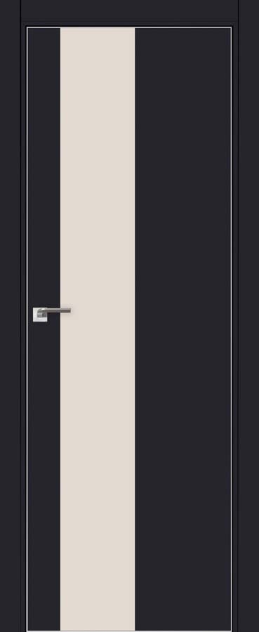 межкомнатные двери  Profil Doors 5E  перламутровое чёрный матовый