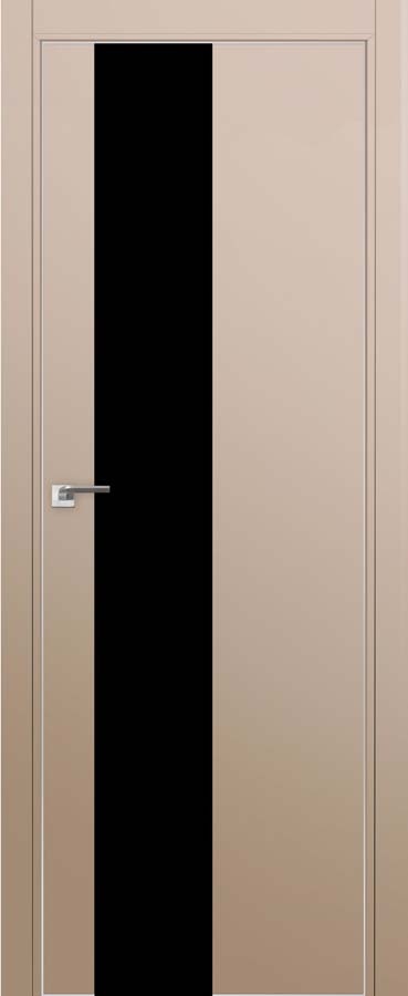 межкомнатные двери  Profil Doors 5E  чёрное капучино сатинат