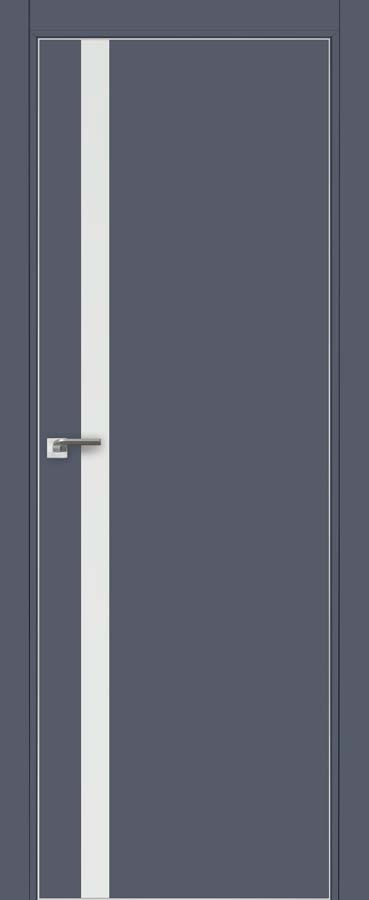 межкомнатные двери  Profil Doors 6E  белое антрацит