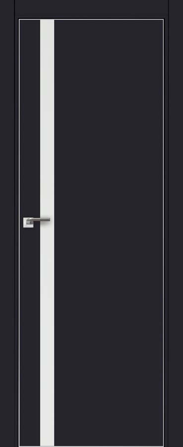 межкомнатные двери  Profil Doors 6E  белое чёрный матовый
