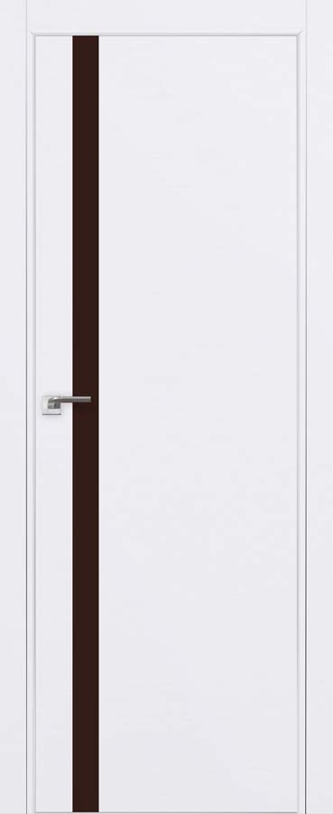 межкомнатные двери  Profil Doors 6E  коричневое аляска
