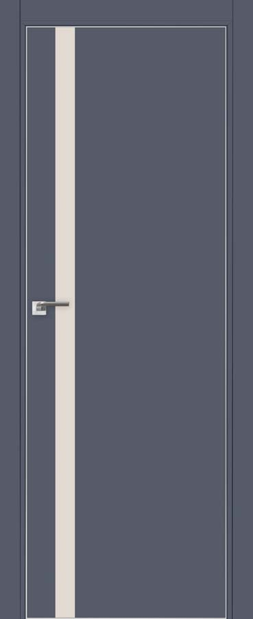 межкомнатные двери  Profil Doors 6E  перламутровое антрацит