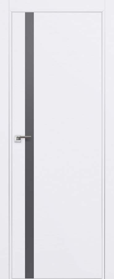 межкомнатные двери  Profil Doors 6E  серебряное аляска