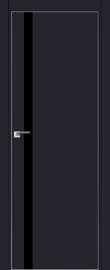 межкомнатные двери  Profil Doors 6E  чёрное чёрный матовый