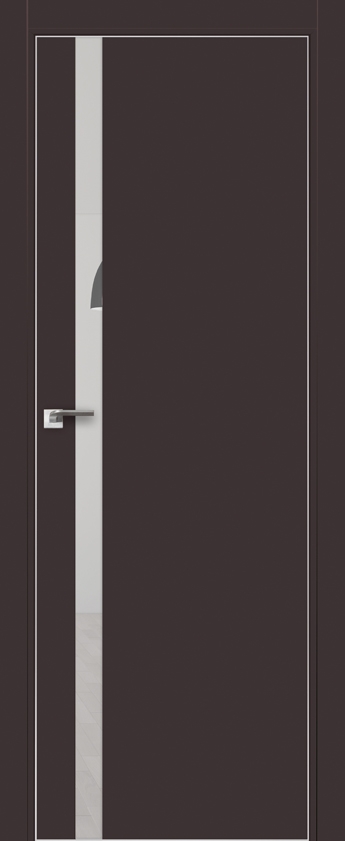 межкомнатные двери  Profil Doors 6E тёмно-коричневые