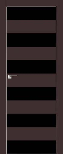 межкомнатные двери  Profil Doors 8E  чёрное тёмно-коричневые
