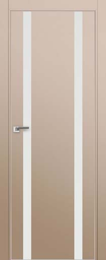 межкомнатные двери  Profil Doors 9E  белое капучино сатинат