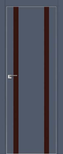 межкомнатные двери  Profil Doors 9E  коричневое антрацит