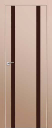 межкомнатные двери  Profil Doors 9E  коричневое капучино сатинат
