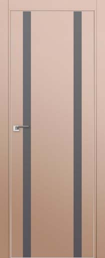 межкомнатные двери  Profil Doors 9E  серебряное капучино сатинат