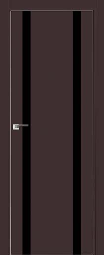 межкомнатные двери  Profil Doors 9E  чёрное тёмно-коричневые