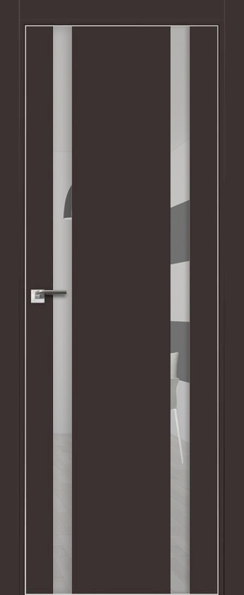 межкомнатные двери  Profil Doors 9E  тёмно-коричневые