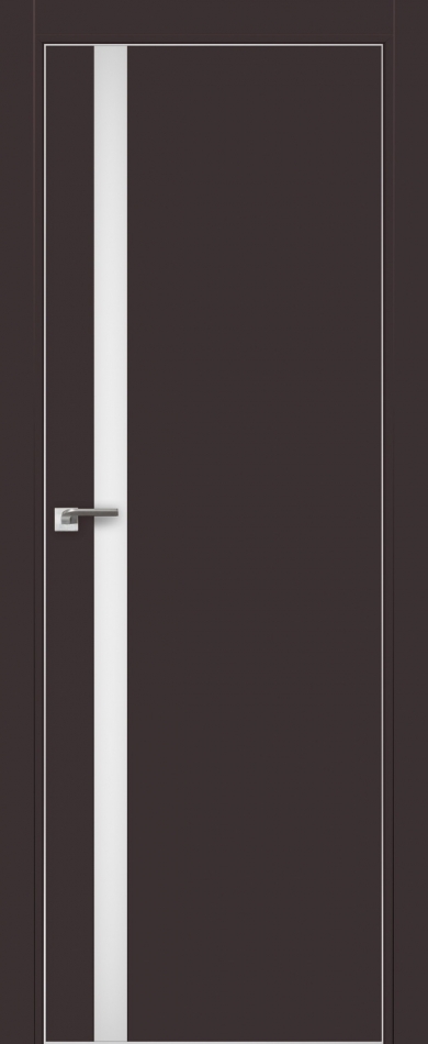 межкомнатные двери  Profil Doors 17E  белое тёмно-коричневые