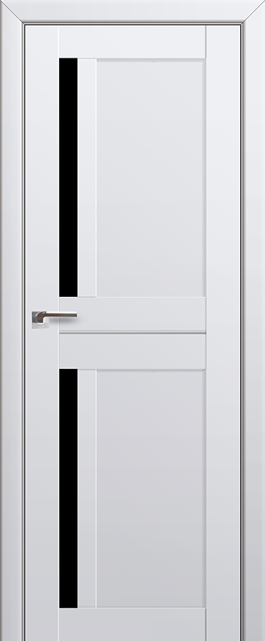 межкомнатные двери  Profil Doors 19U чёрный триплекс аляска