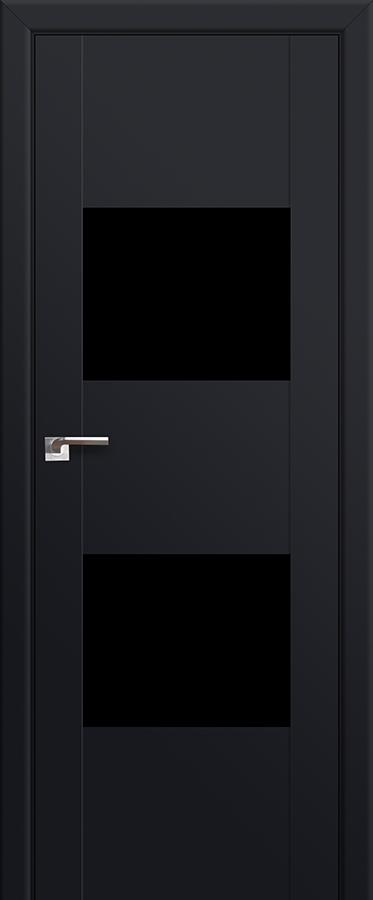 межкомнатные двери  Profil Doors 21U чёрный чёрный seidenmatt