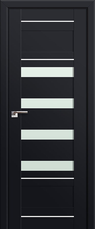 межкомнатные двери  Profil Doors 32U чёрный seidenmatt