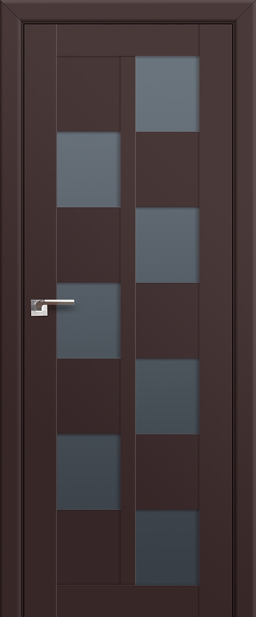 межкомнатные двери  Profil Doors 36U графит тёмно-коричневые