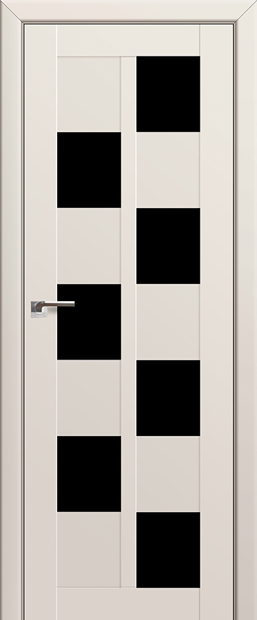 межкомнатные двери  Profil Doors 36U чёрный триплекс магнолия