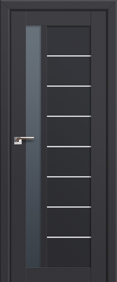 межкомнатные двери  Profil Doors 37U графит антрацит