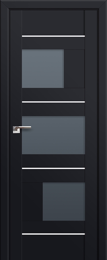 межкомнатные двери  Profil Doors 39U графит чёрный seidenmatt