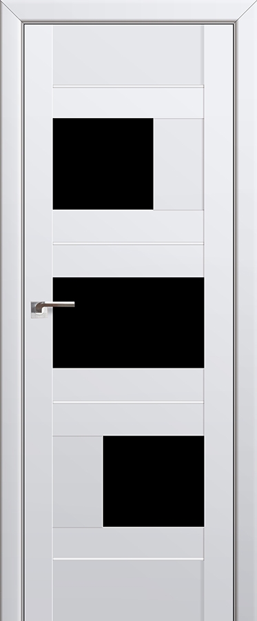 межкомнатные двери  Profil Doors 39U чёрный триплекс аляска