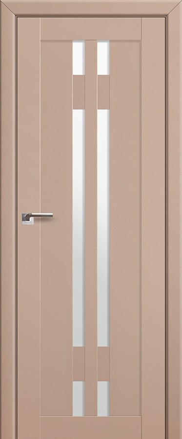 межкомнатные двери  Profil Doors 40U белый триплекс капучино сатинат