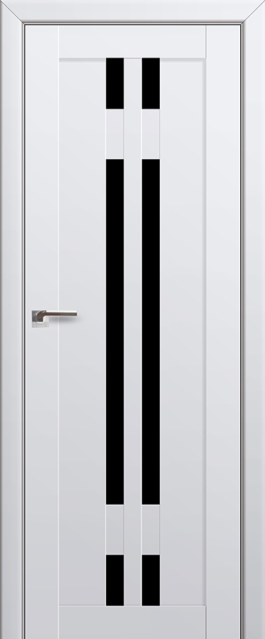 межкомнатные двери  Profil Doors 40U чёрный триплекс аляска