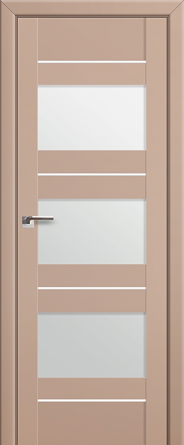 межкомнатные двери  Profil Doors 41U белый триплекс капучино сатинат