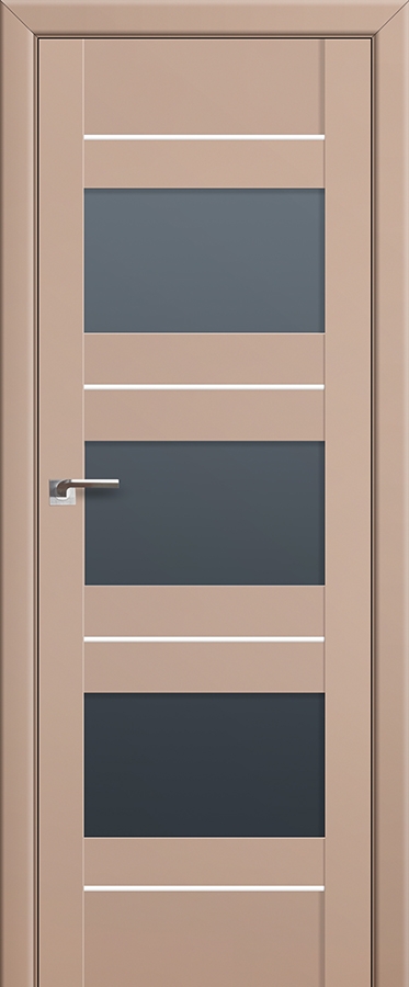 межкомнатные двери  Profil Doors 41U графит капучино сатинат