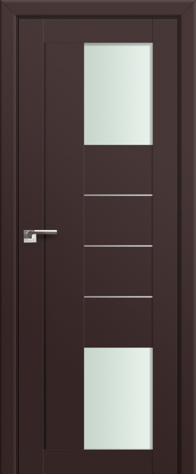 межкомнатные двери  Profil Doors 43U тёмно-коричневые