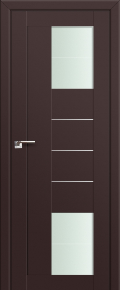 межкомнатные двери  Profil Doors 43U Varga тёмно-коричневые