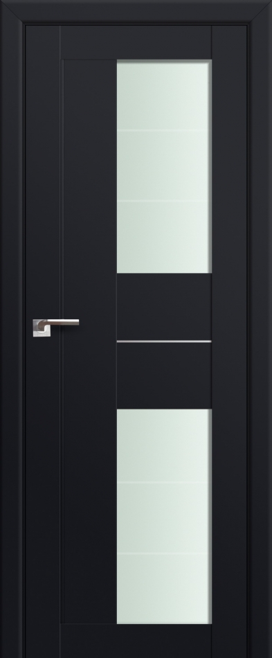 межкомнатные двери  Profil Doors 44U Varga чёрный seidenmatt