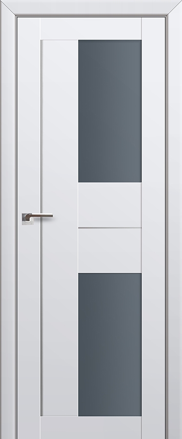 межкомнатные двери  Profil Doors 44U серебро графит аляска