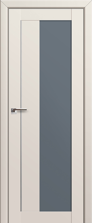 межкомнатные двери  Profil Doors 47U серебро графит капучино сатинат