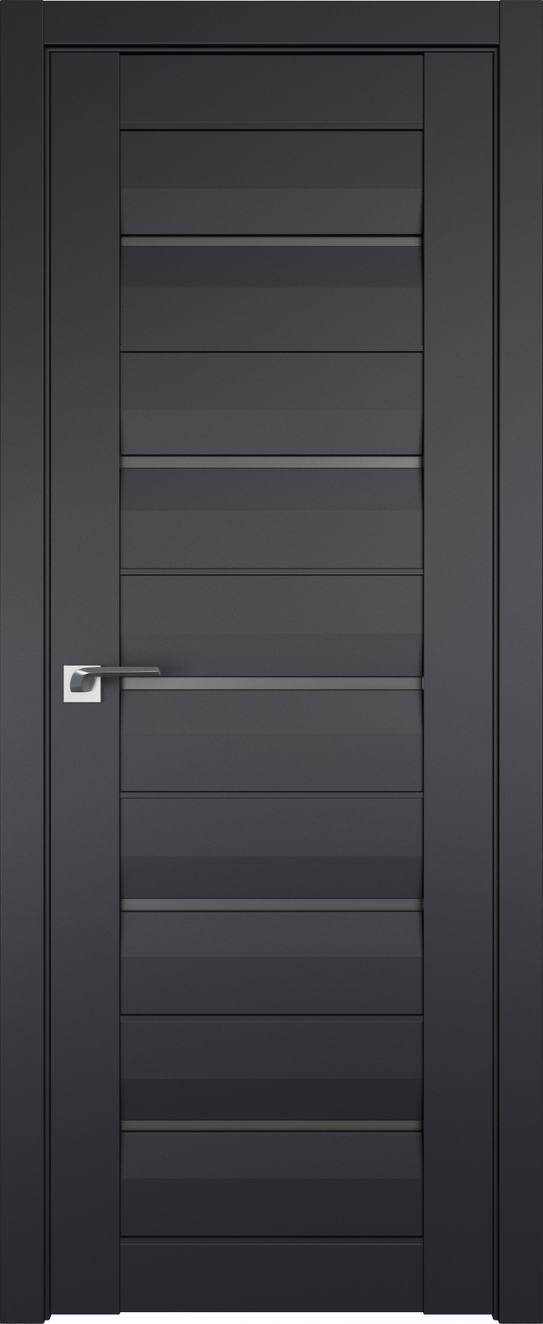 межкомнатные двери  Profil Doors 48U чёрный seidenmatt