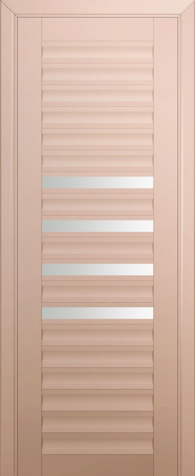 межкомнатные двери  Profil Doors 55U белый триплекс капучино сатинат