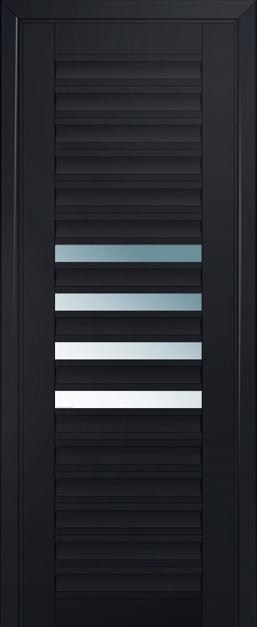 межкомнатные двери  Profil Doors 55U чёрный seidenmatt