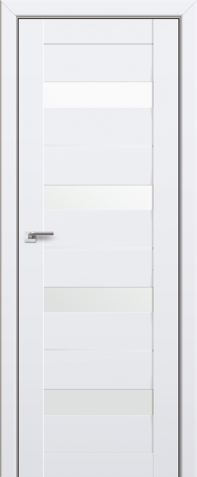 межкомнатные двери  Profil Doors 60U белый триплекс аляска