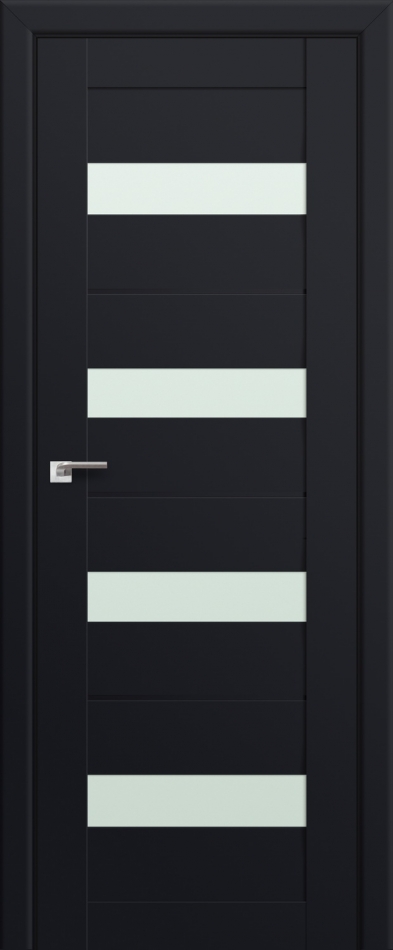 межкомнатные двери  Profil Doors 60U чёрный seidenmatt