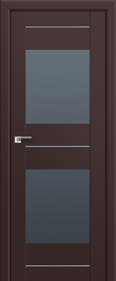 межкомнатные двери  Profil Doors 61U тёмно-коричневые